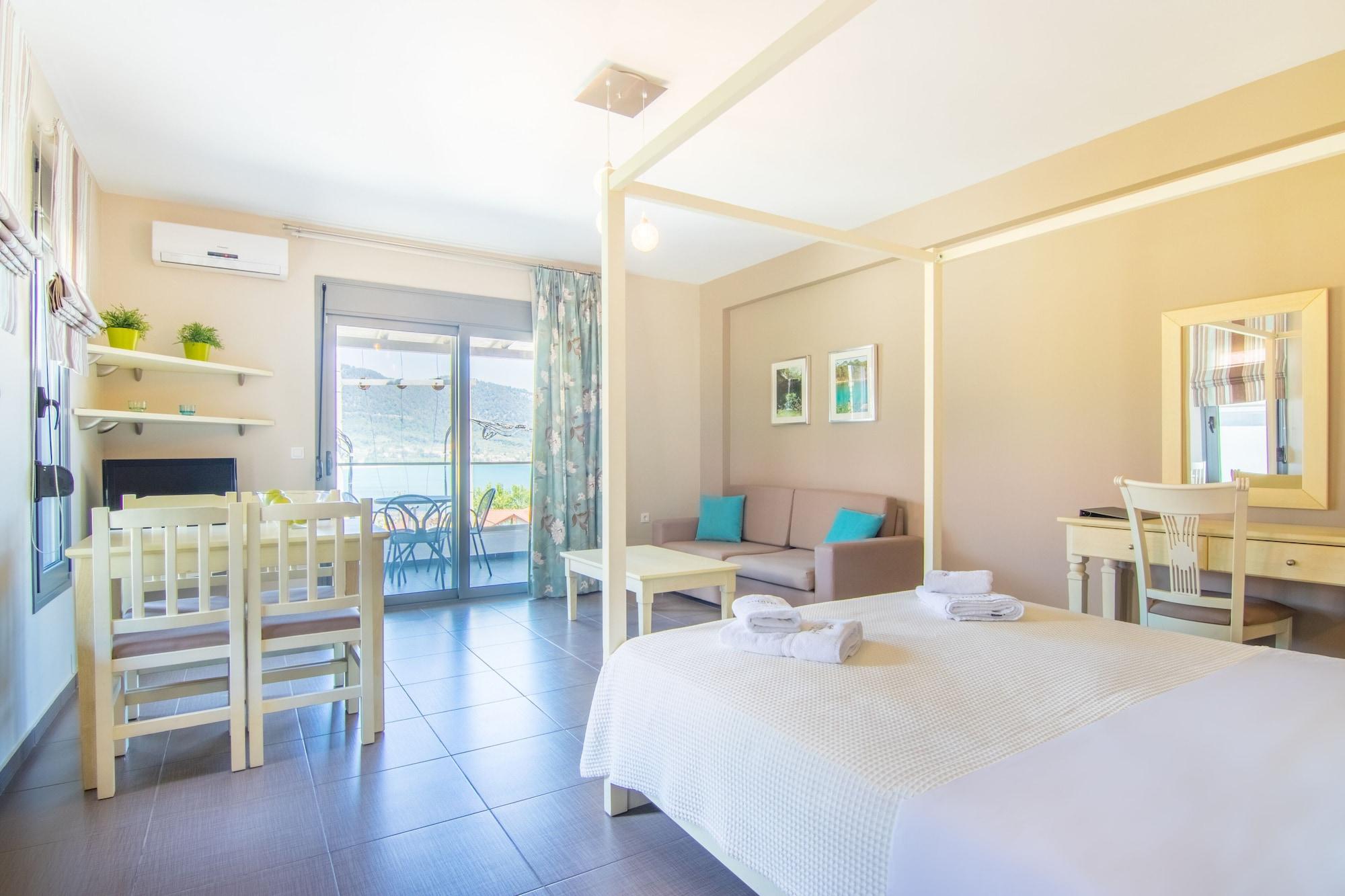 Ntinas Villa With Sea View سكالا بوتامياس المظهر الخارجي الصورة