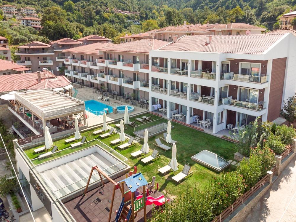 Ntinas Villa With Sea View سكالا بوتامياس المظهر الخارجي الصورة