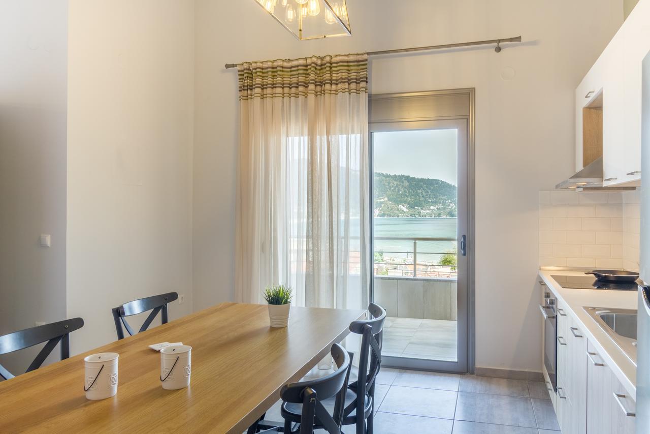 Ntinas Villa With Sea View سكالا بوتامياس المظهر الخارجي الصورة