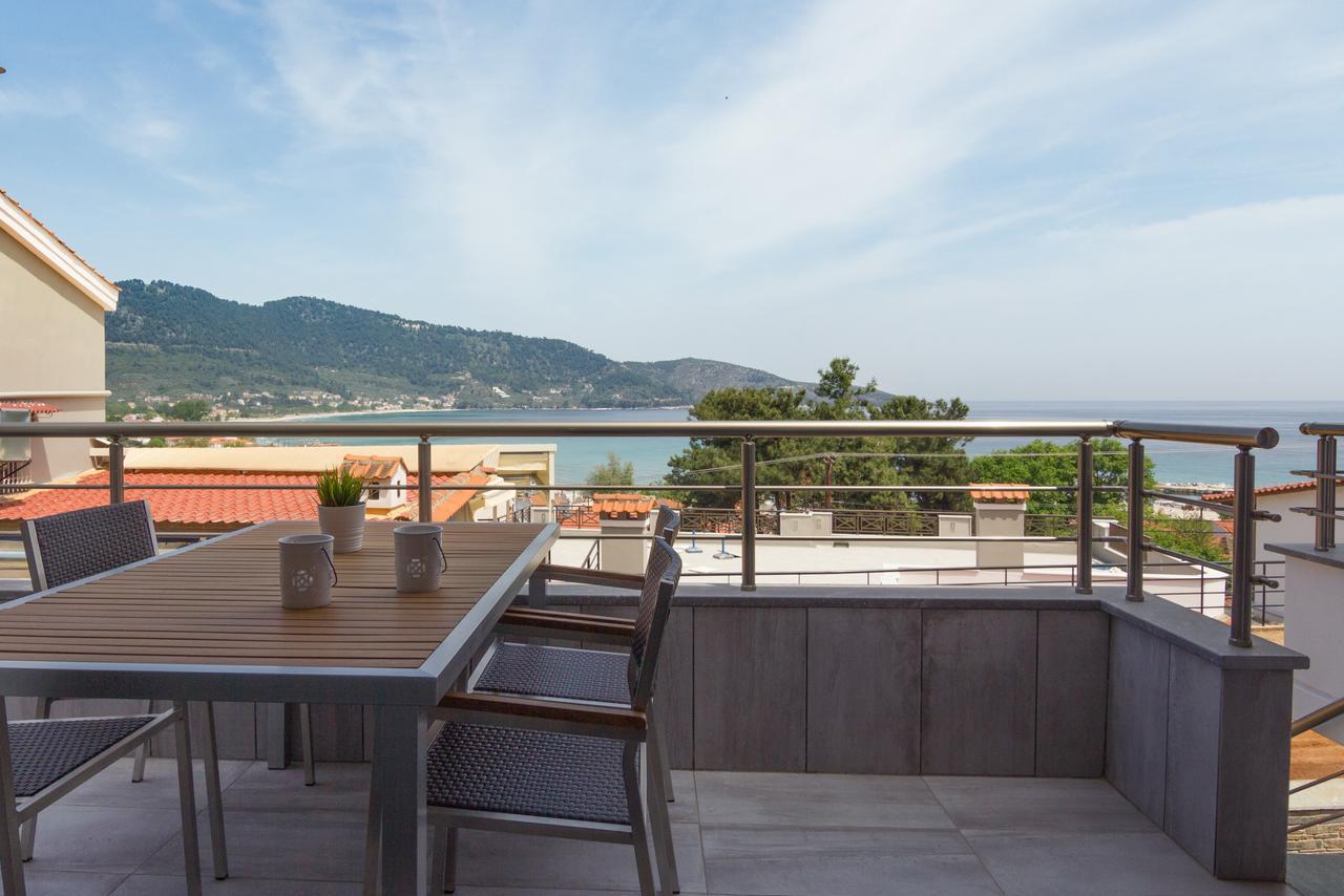 Ntinas Villa With Sea View سكالا بوتامياس المظهر الخارجي الصورة